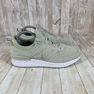 New Balance 574 Sneakers Suede Casual Walking Shoes WS574SND Women's 8
